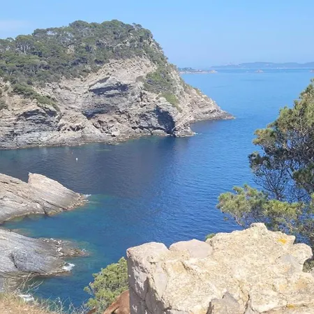 En Bord De Mer Face A L'ile De Porquerolles